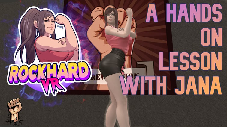 A Hands On Lesson With Jana VR porn game